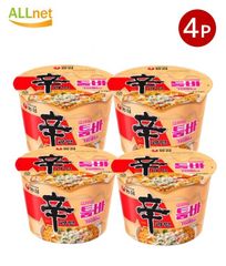 農心 辛ラーメン焼きそば トゥーンバ 大カップ113g×4個セット Spicy Creamy 韓国食品 トゥーンバパスタ 韓国ラーメン スパイシートゥーンバパスタ 辛ラーメントゥーンバ