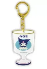 【中古】雑貨 クロミ 「サンリオキャラクターズ ファンシーレトロ グラス型アクリルキーホルダー」