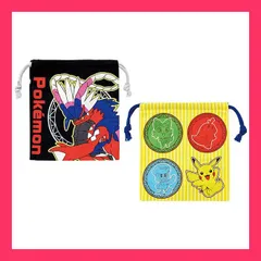 ★子供に大人気★マチ付き巾着 2P 【ポケットモンスター 23N】 ポケットモン