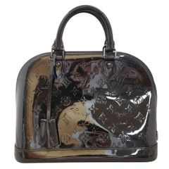 ルイヴィトン  LOUIS  VUITTON  ヴェルニ  アルマPM  M90061  ノワールマニエティック