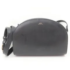 ITXDWDAYK773 A.P.C アーペーセー レザー ショルダーバッグ ブラック 黒 革 シンプル レディース ミニバッグ 肩掛け 斜め掛け お出かけ