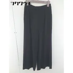 ◇ STRAWBERRY FIELDS ストロベリーフィールズ サイドジップ ワイド パンツ サイズ2 ブラック レディース  【1111240008202】