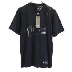 未使用 アディダス 半袖 Tシャツ XS 黒系 adidas メンズ 【中古】  【230813】 メール便可
