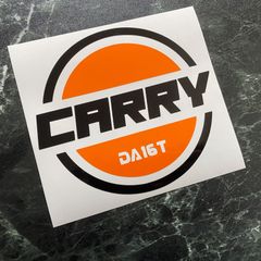 2色CARRY丸カッティングステッカー DA16Tタイプ DA63T DA65T DA62T DA52T  型式変更は事前にお問い合わせください
