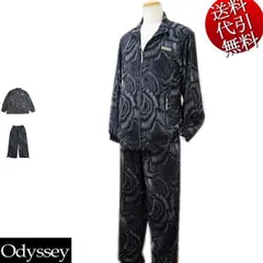 2017年春夏物新作【ビッグ有】Odyssey/オデッセイ【送料無料】渦巻柄 ジップアップジャケット 長袖長パンツ上下セットアップスーツ 白/黒 M/L/2L(LL)/3L(XXL)/4L【smtb-k】【ky】父の日【YDKG-k】メンズ【ky】ギフト【RC