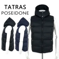 TATRAS タトラス ダウンベスト ポセイドーネ POSEIDONE メンズ 2025-26年秋冬 新作 フード付き ダウンジャケット ブルゾン 大きいサイズあり MJXA0003013588