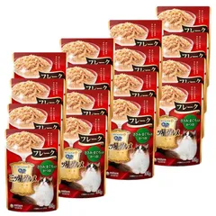 銀のスプーン 三ツ星グルメ パウチ フレーク ささみ・まぐろ入りかつお 35g×16コ
