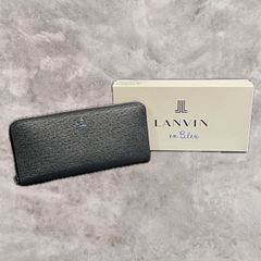 76.LANVIN en Bleu 2021ss ラウンドファスナー 長財布【併売品】