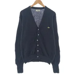 古着 70年代 ラコステ LACOSTE IZOD アクリルニットカーディガン USA製 メンズM相当 ヴィンテージ/eaa402782
