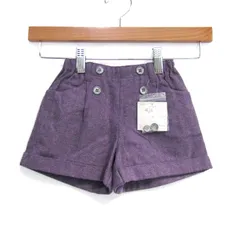 リシェスバイセレク ショートパンツ ボトムス キュロット 未使用品 ベビー 女の子用 80サイズ パープル richesse by CELEC