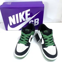 03w16857【箱付き/タグ付き美品】 Nike SB Dunk Low Pro Black and Classic Green ナイキ SB ダンク ロー プロ ブラック アンド クラシックグリーン 28.0cm メンズ  スニーカー BQ6817-302