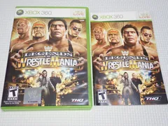 xbox360★WWE LEGENDS OF WRESTLEMANIA 海外版 北米版★箱付・説明書付・ソフト付★動作確認済