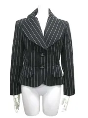 ヴィヴィアンウエスト　レッドレーベル　ストライプ　ラブ ジャケット　銀ボタン ヴィヴィアンウエストウッド ラブジャケット 希少 レア