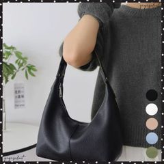フェイクレザーワンハンドルバッグ 韓国風 ショルダーバッグ シンプル 軽い 合皮カバン 通勤 肩掛けカバン オフィスカジュアル ミニトートバッグ ハンドバッグ バッグ お出かけ鞄 フェイクレザー無地 手提げバッグ