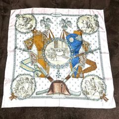 エルメス  NAPOLEON ナポレオン スカーフ カレ90 レリーフ レア ピンク マルチカラー シルク Hermès
