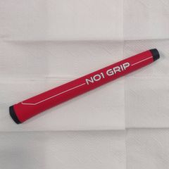 NO1 グリップ P60 シリーズ レッド RED 太め GRIP ストローク 安定 方向性 撥水 プロ アマチュア ゴルフ GOLF フィールドナンバー グリップ力 ド パター パッティング 練習 試合 ストレート オートマチック