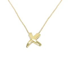 TIFFANY&Co. ティファニー X キス ペンダント パロマ ピカソ グラフティ / K18 ネックレス クロス モチーフ / ゴールド / ブランド アクセサリー ジュエリー 【レディース】【中古】