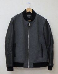 70.GALLIS ADDICTION スタジャン グレー × ブラック S