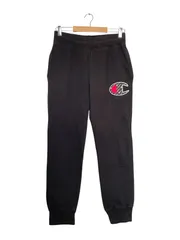 【Champion】 スウェットパンツ｜Mサイズ相当｜メンズ｜ブラック｜刺繍ロゴ