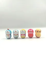 BANDAI NAMCO　バンダイナムコ　クーナッツ　5個セット　映画ドラえもん3個　クレヨンしんちゃん　ワニ山さん１個　ポケモン　パッチール１個　中古品