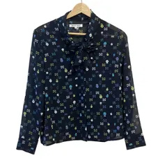 HAMAE MORI ネイビーストライプ　トップス　新品未使用　ハナエ　モリ 中古・古着通販】HANAE MORI (ハナエモリ) 長財布 ネイビー