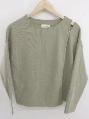 ◇ green label relaxing グリーンレーベル UNITED ARROWS デザイン 長袖 カットソー カーキ レディース P  【中古】 【1212070000845】