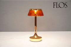 【フィリップ・スタルク】コードレステーブルランプ Bon Jour Unplugged Optic(ボンジュール アンプラグド オプティック)  FLOS(フロス) コッパー/アンバー 040108