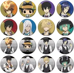 【中古】バッジ・ビンズ 全16種セット 「家庭教師ヒットマンREBORN! 描き下ろし カジノver. トレーディング缶バッジ」