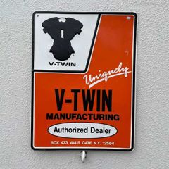 ヴィンテージ 看板 [S-67] V-TWIN サイン 看板 ハーレー HARLEY DAVIDSON ストリートサイン アメリカン雑貨