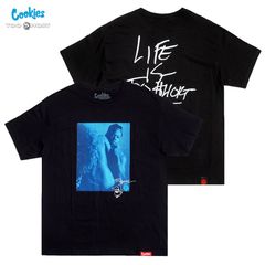 COOKIES × TOO $HORT BETTY Tシャツ【BLACK】 (L・XL・2XL)(クッキーズ アパレル 服 通販 メンズ 大きいサイズ TOO SHORT T-SHIRTS TEE T SHIRTS 半袖 ロゴ トゥーショート コラボ)