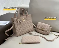 【極美品】CHANEL シャネル   ショルダーバッグ   財布  3点セットバッグ｜本日限定特価｜新品未使用--MM輸入3