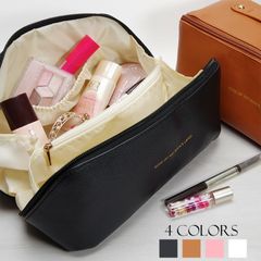 メイクポーチ 大容量 自立 化粧品 仕切り かわいい コスメ 収納