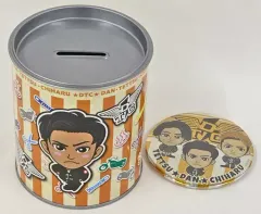 【中古】雑貨 山下健二郎＆佐藤寛太＆佐藤大樹 缶バッジ付貯金缶 「DTC -湯けむり純情篇- from HiGH＆LOW」 