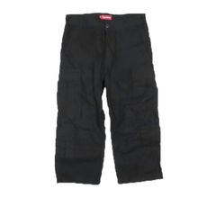 23SS シュプリーム SUPREME Cargo Pant カーゴパンツ ワークパンツ ワイド 8ポケット ボトムス 黒 ブラック 30 メンズ 