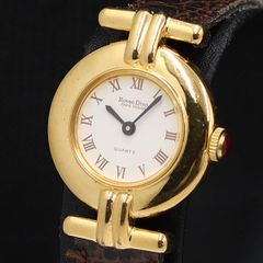 【不動】Christian Dior シェル文字盤　ゴールド/ブラウン 不動】Christian Dior シェル文字盤 ゴールド/ブラウン - メルカリ