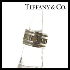 【TIFFANY&Co.】アトラス リング ワイド 1995 SV925 SILVER/シルバー 総重量約10.4g 約9.5号 指輪 ティファニー (SER-3840)