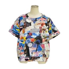 ポールスミス Paul Smith Tシャツ/カットソー 半袖 総柄 Mサイズ マルチカラー レディース s_z F-M9703
