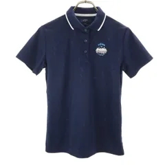 Callaway キャロウェイ ゴルフ 半袖 ポロシャツ M ネイビー レディース 古着