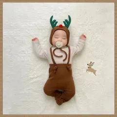 クリスマス レギンス 帽子 セット トナカイ  ブラウン コスプレ