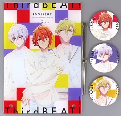 【中古】グッズセット [単品] 逢坂壮五＆六弥ナギ＆七瀬陸 アクリルパネル＆缶バッジ(3個セット) 「Blu-ray アイドリッシュセブン Third BEAT! 第6巻 ナナイロストア限定版」 同梱特典