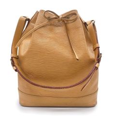 ルイヴィトン M44109 プチノエ ショルダーバッグ 巾着 定番 ロゴ ベージュ エピレザー LOUIS VUITTON