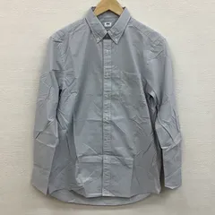 ✨美品✨UNIQLO ユニクロ　メンズ　シャツ　サイズＭ　チェク柄　グレー