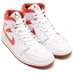 [ナイキ] エア ジョーダン 1 MID SE [AIR JORDAN 1 MID SE] ホワイト/デューンレッド/セイル/ロブスター FJ3458-160日本国内正規品28.0cm [ホワイト/デューンレッド/セイル/ロブスター] [28.0 cm]