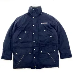 90s ★ ポロスポーツ ★ POLOSPORT RALPH LAUREN 肉厚 ダウンジャケット ネイビー 濃紺 M アメカジ ストリート 完璧な防寒性♪■AL126