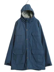 【お得なクーポン配布中!】 70s USA製 ウールリッチ 中綿 マウンテンパーカー ジャケット メンズ XL ヴィンテージ アウトドア マンパ ハーフ丈 ジャンパー ブルゾン 紺