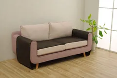 【人気商品】約50×320cm ダークブラウン スクラッチ シワになりにくい 抗菌 #6031419 引っかき傷防止 座面 ソファーカバー イケヒコ