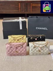 【今日特価】CHANEL 25P ハートペンダント付き WOC チェーンバッグ 送料無料！在庫限定のお得な価格です-WTO輸入1