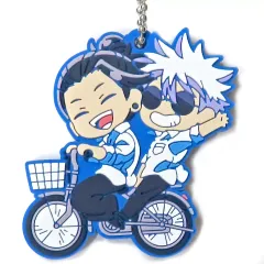 【中古】キーホルダー 五条悟・夏油傑 「でふぉラバ! 呪術廻戦 懐玉・玉折 オープニング・エンディングキーホルダー」