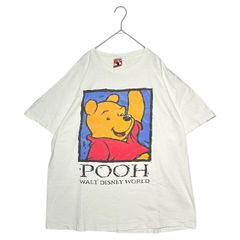 Disney(ディズニー) 90's "POOH" Vintage Tee プーさん ヴィンテージ Tシャツ XL ホワイト 90年代 ビッグサイズ
