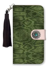 iPhone14 ケース 手帳型 アイフォン14 スマホケース フリンジ ストラップ付 コンチョ  おしゃれ 流行 アニマル柄 レオパード 豹柄 ヒョウ柄 牛柄 パイソン 蛇 可愛い カラー10